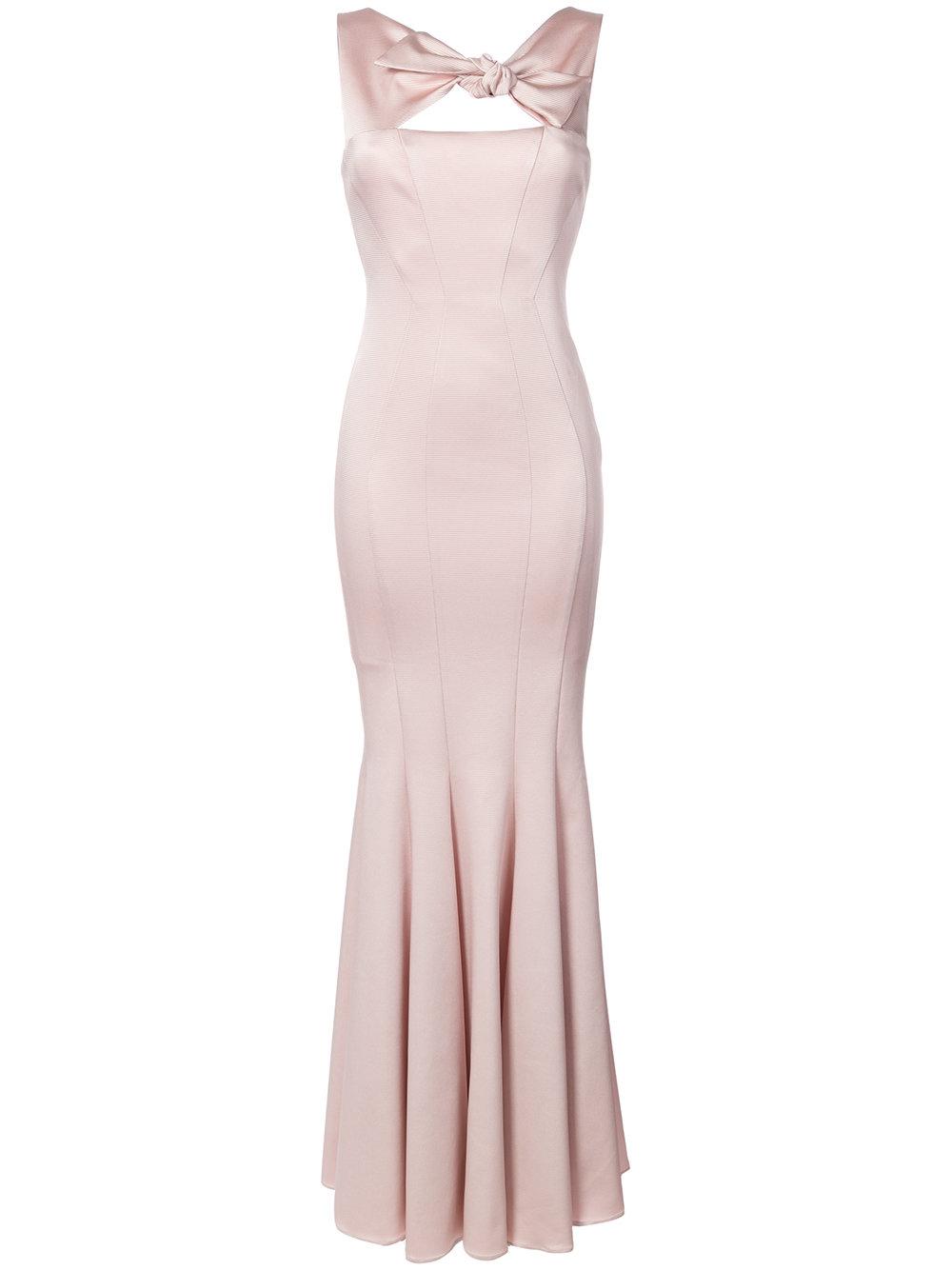 zac posen pink gown