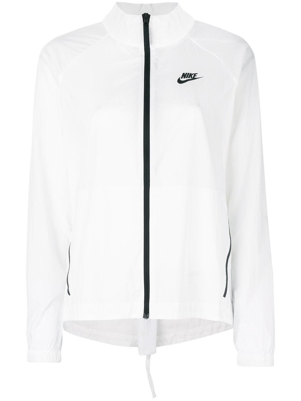 Lyst - Nike Sheer Running Jacket In White For Men