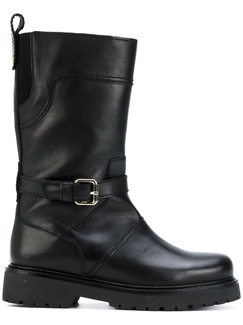 biker boots twin set