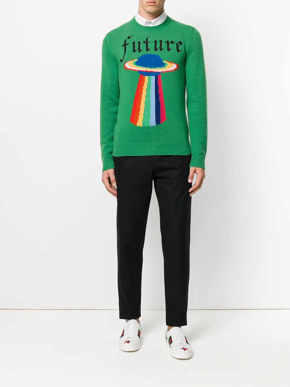 Lyst - Gucci Future Jumper in Green for Men