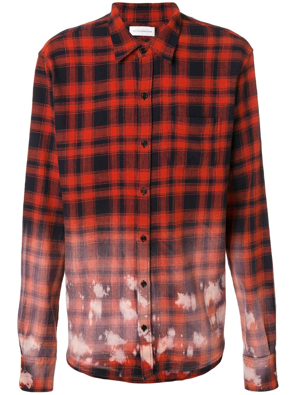 Lyst - Faith Connexion Oversized Tartan Shirt in Red for Men - Save 54%