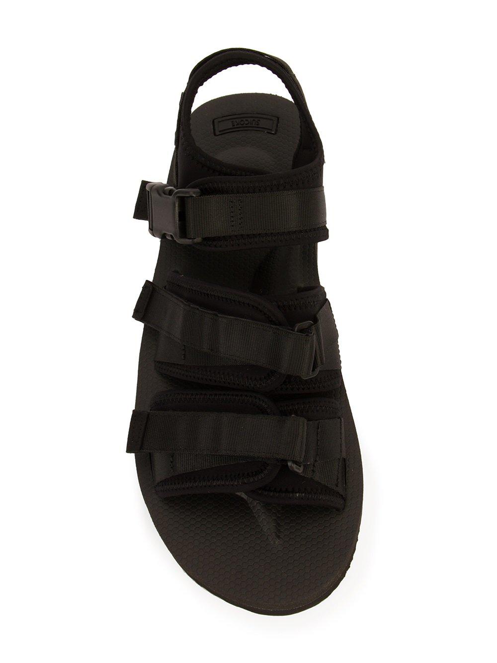 Lyst - Suicoke Velcro Straps Sandals in Black for Men