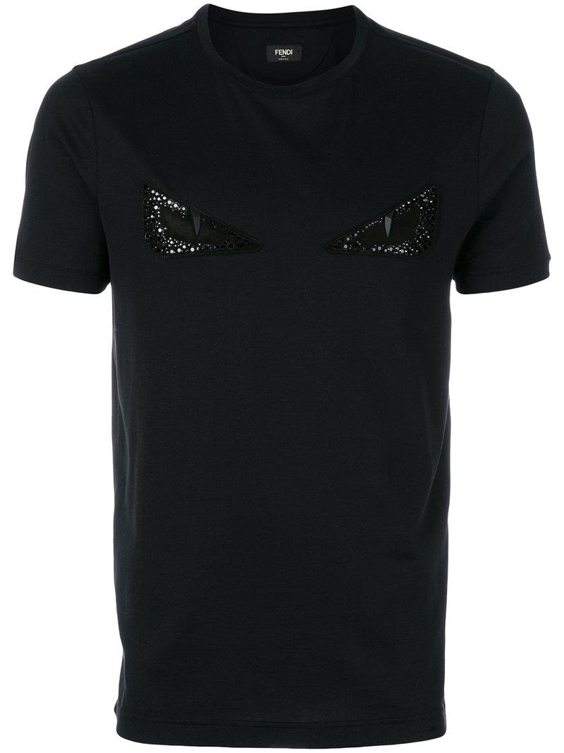 Lyst - Fendi Bag Bugs T-shirt in Black for Men