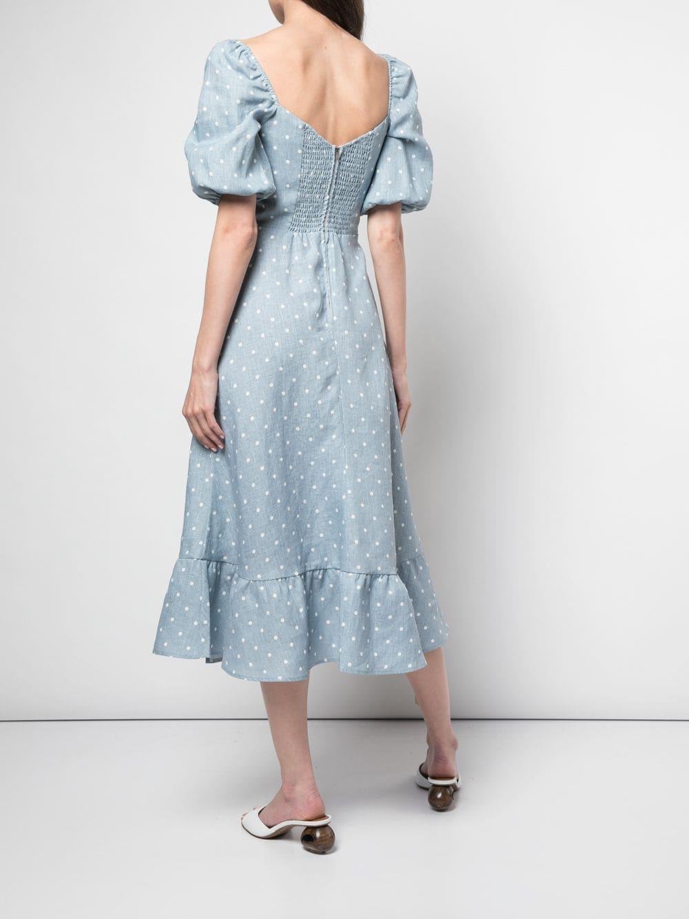 Reformation Belgium Dress in Blue - Lyst