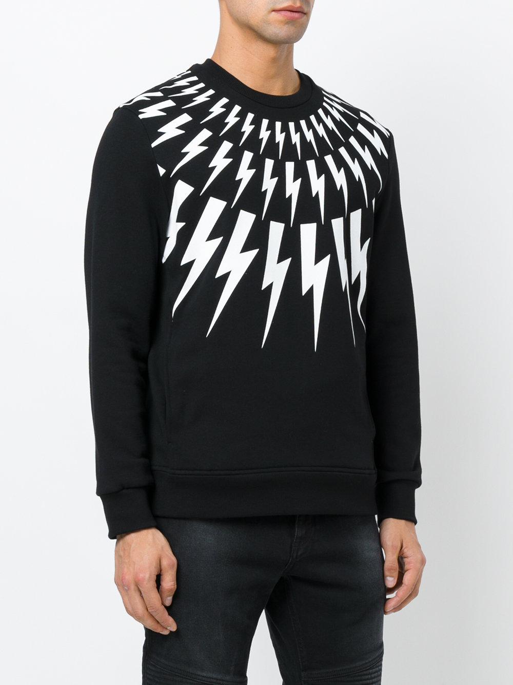 neil barrett lightning bolt sweater