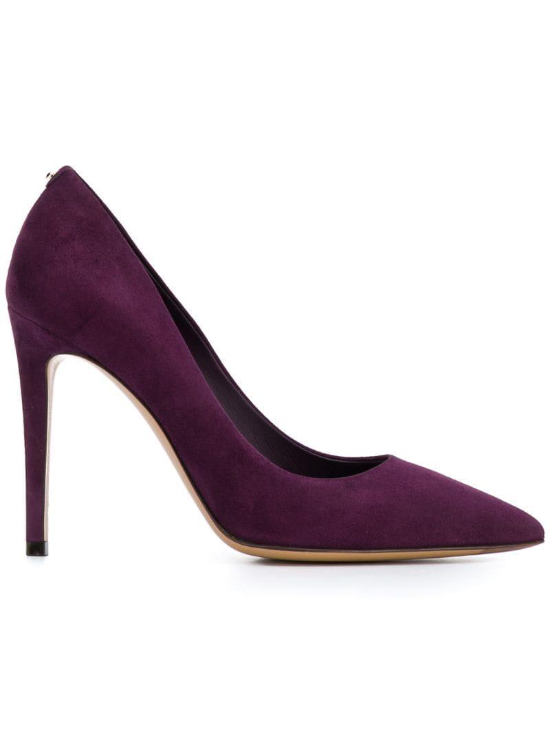 Ferragamo Stiletto Pumps in Purple - Lyst