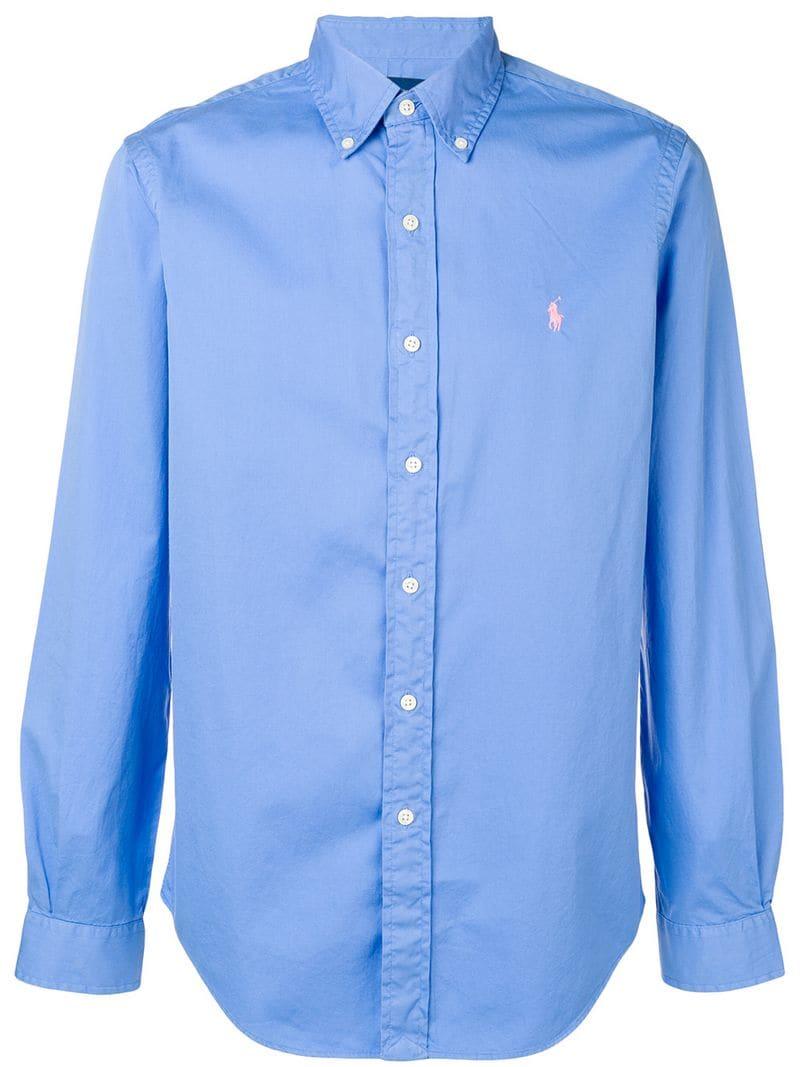 Lyst Polo  Ralph  Lauren  Classic Brand  Shirt in Blue for Men