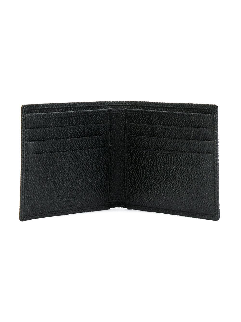 Lyst - Giorgio Armani Billfold Wallet in Black for Men