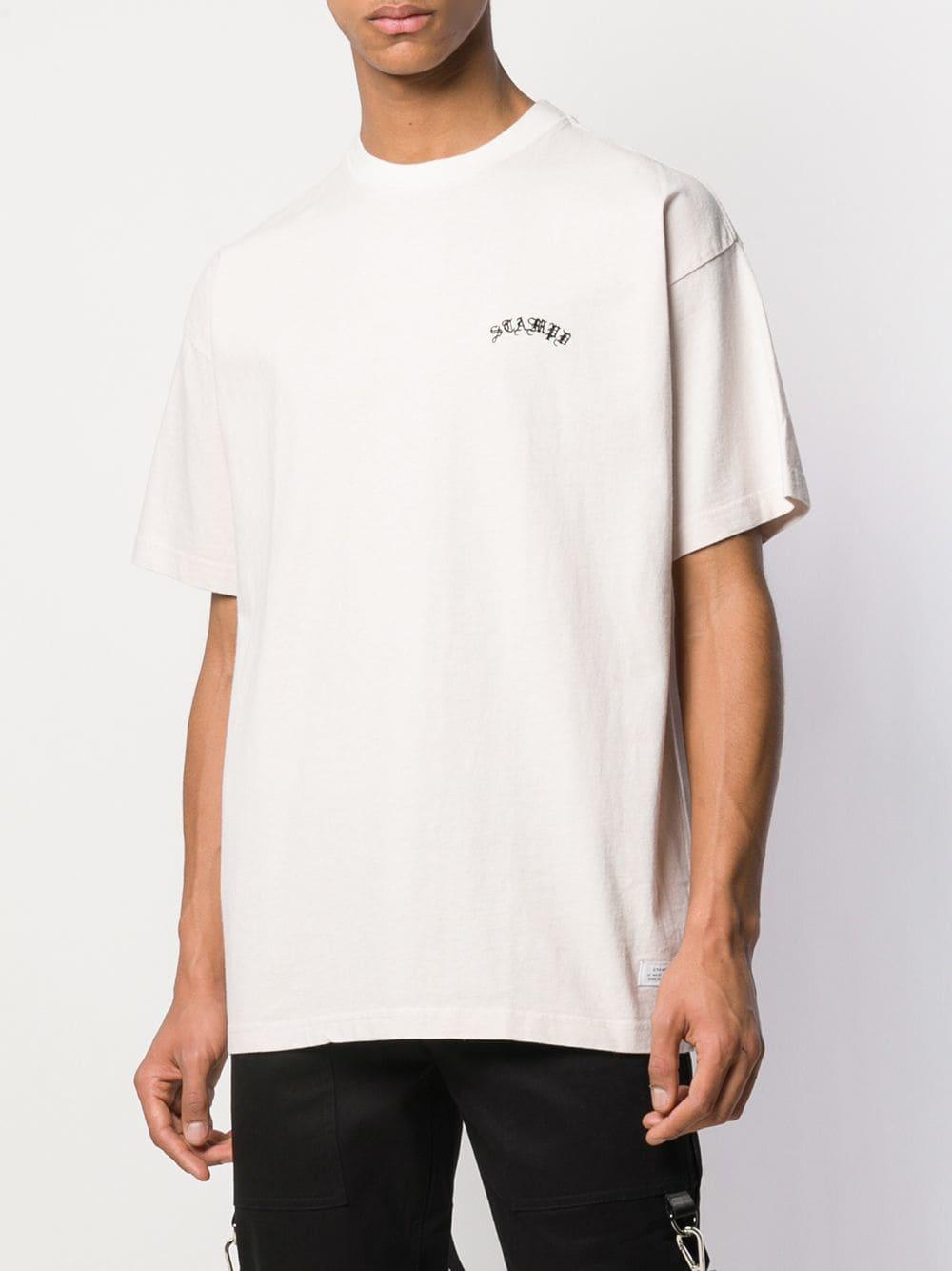 Stampd Cotton Graphic Print T-shirt in White for Men - Lyst