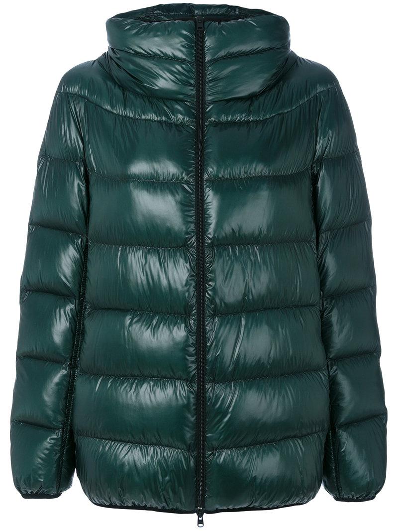 Lyst - Herno Puffer Jacket in Green