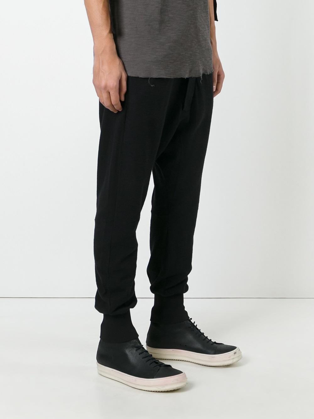 drop crotch sweatpants mens