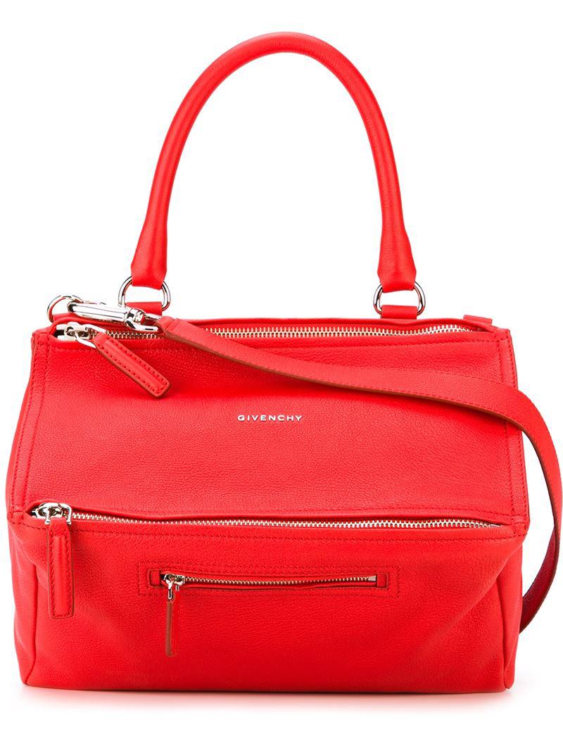 Givenchy Medium Pandora Tote in Red - Lyst