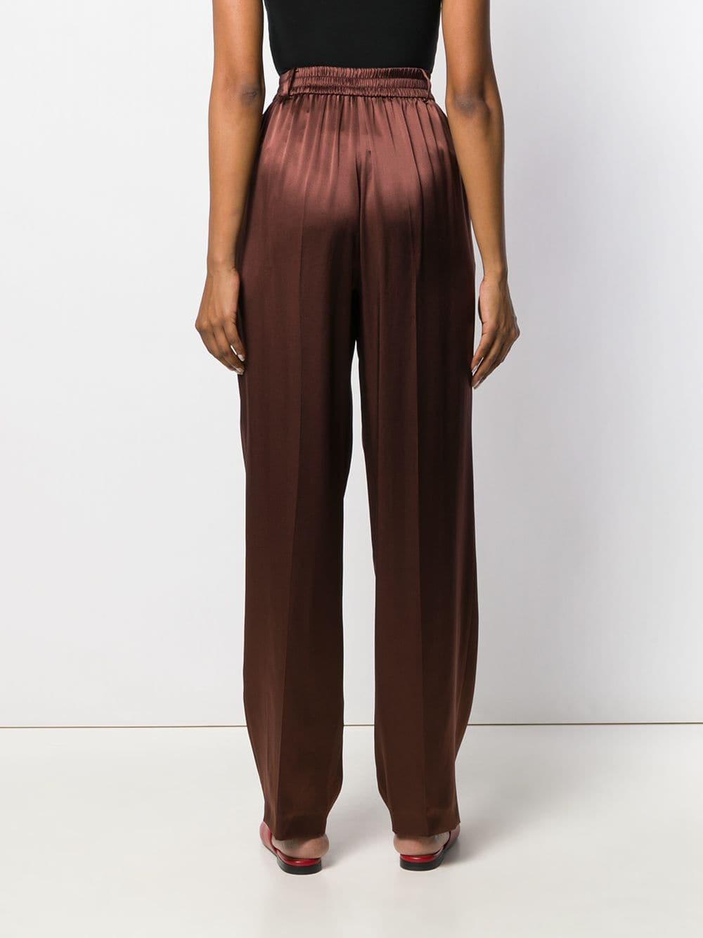 brown high waisted pants