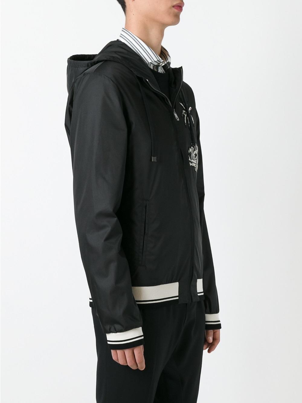 Dolce & Gabbana Car & Palm Patch Jacket in Black for Men ...