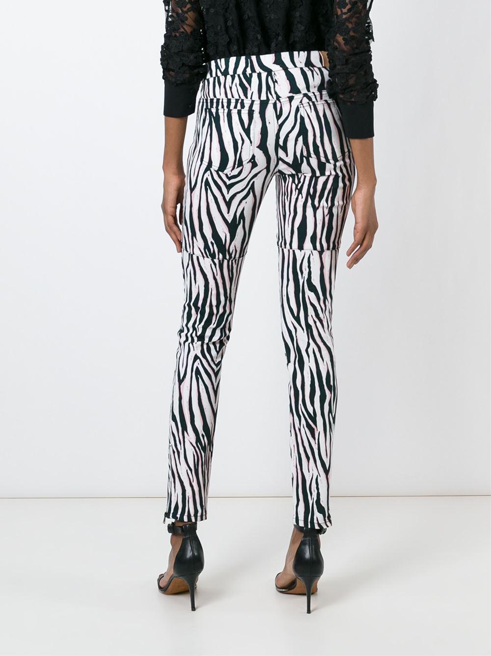 zebra trousers