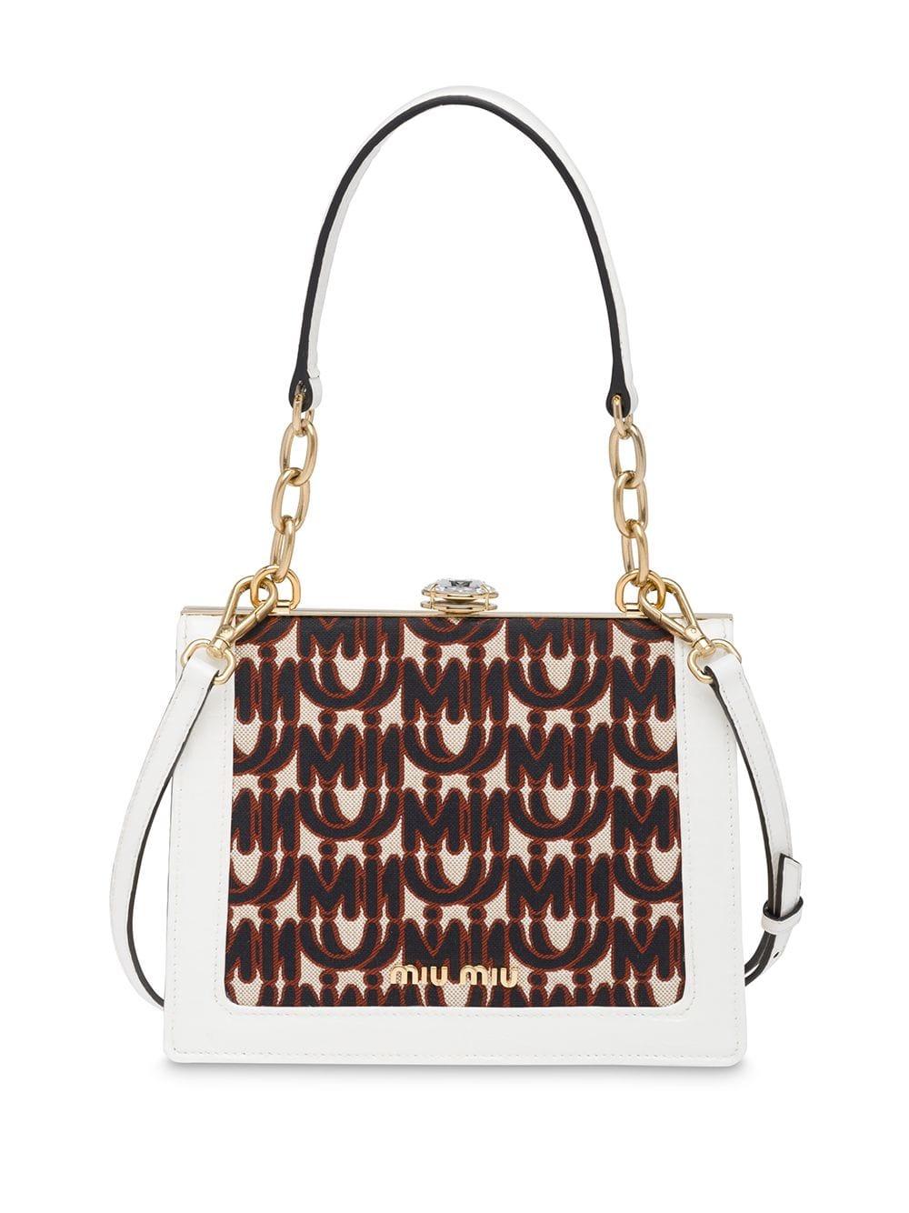 miu miu jacquard bag