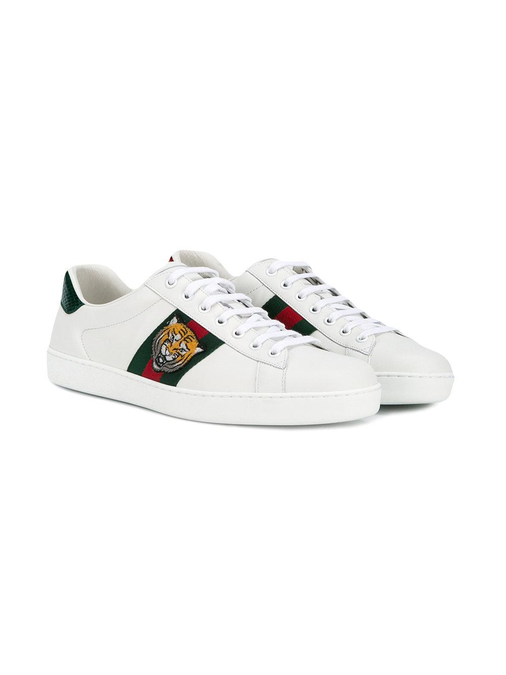 gucci ace tiger sneakers