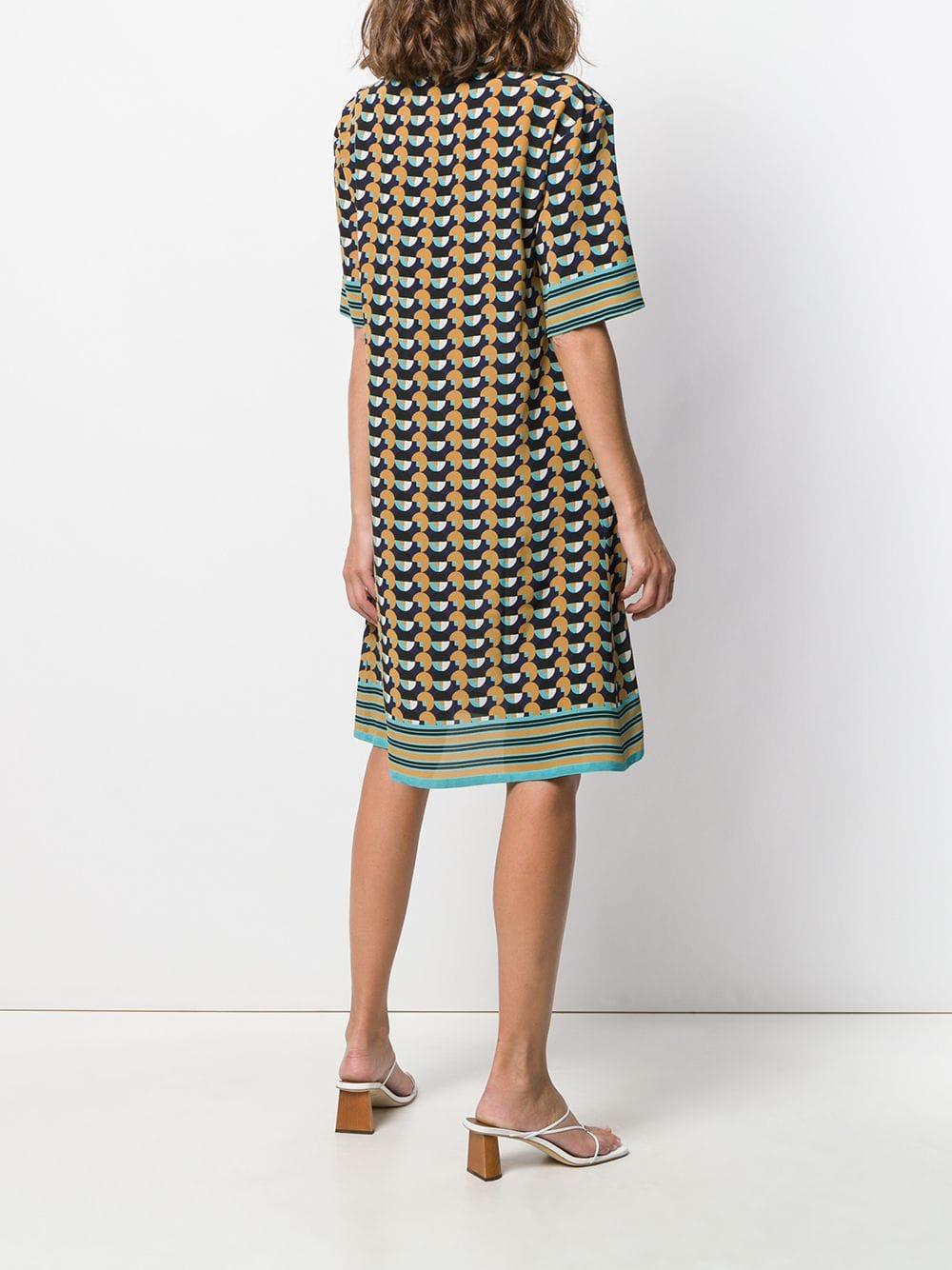 Etro Geometric Shift Dress in Yellow - Lyst