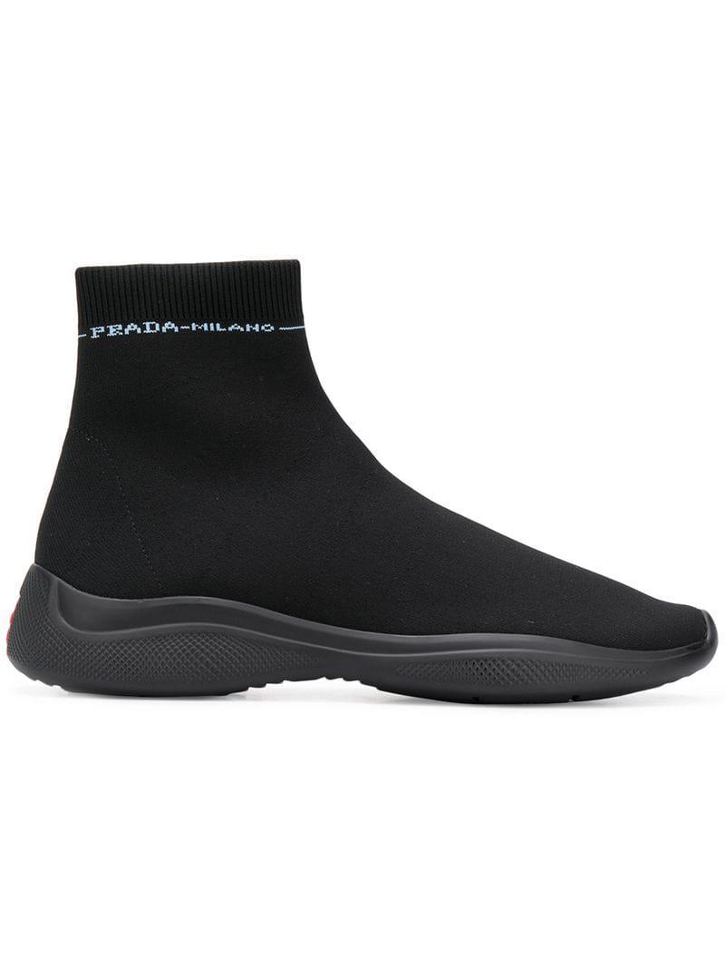 prada sock sneakers