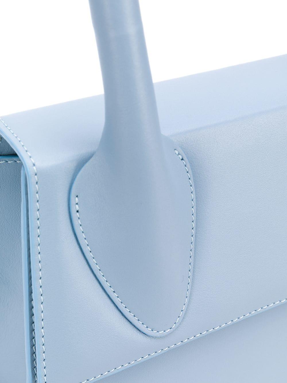 Jacquemus Le Grand Chiquito Bag In Light Blue Leather in Blue Lyst
