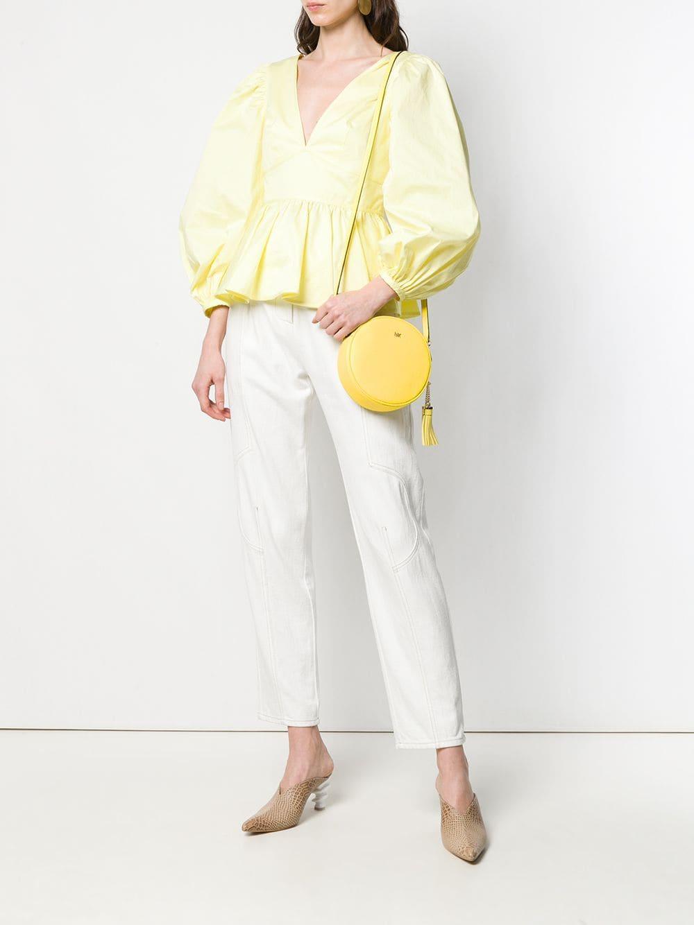 Yellow Round Crossbody Bag Paul Smith