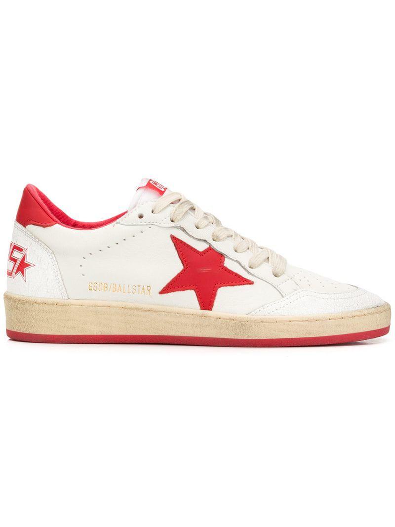 Lyst - Golden Goose Deluxe Brand Ball Star Sneakers in White - Save 1. ...