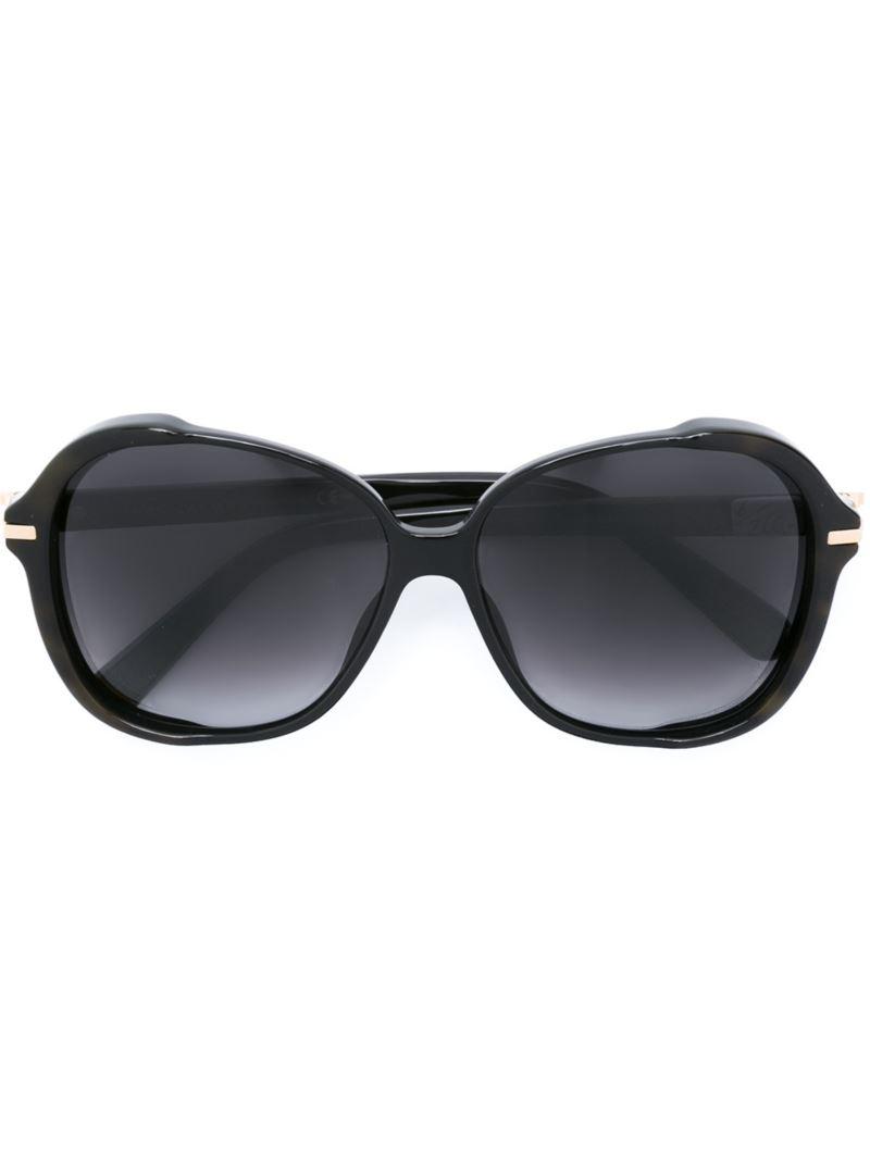 Marc Jacobs Oversized Sunglasses in Black Lyst