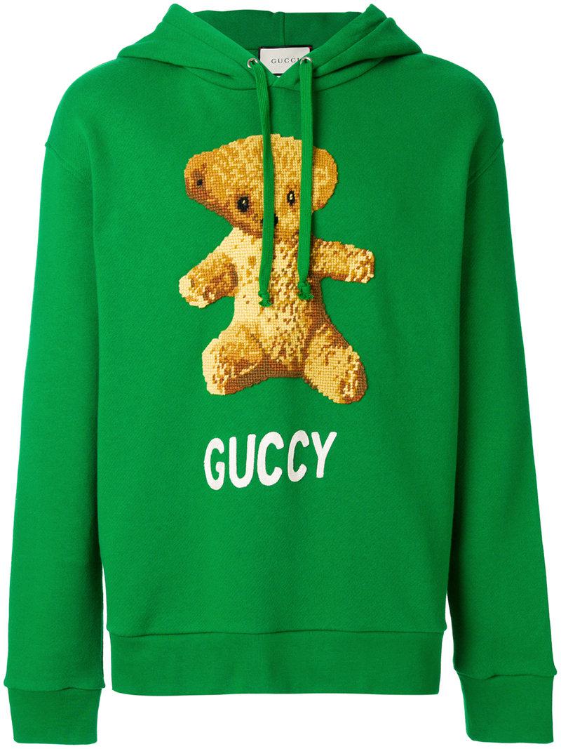 gucci pink hoodie mens