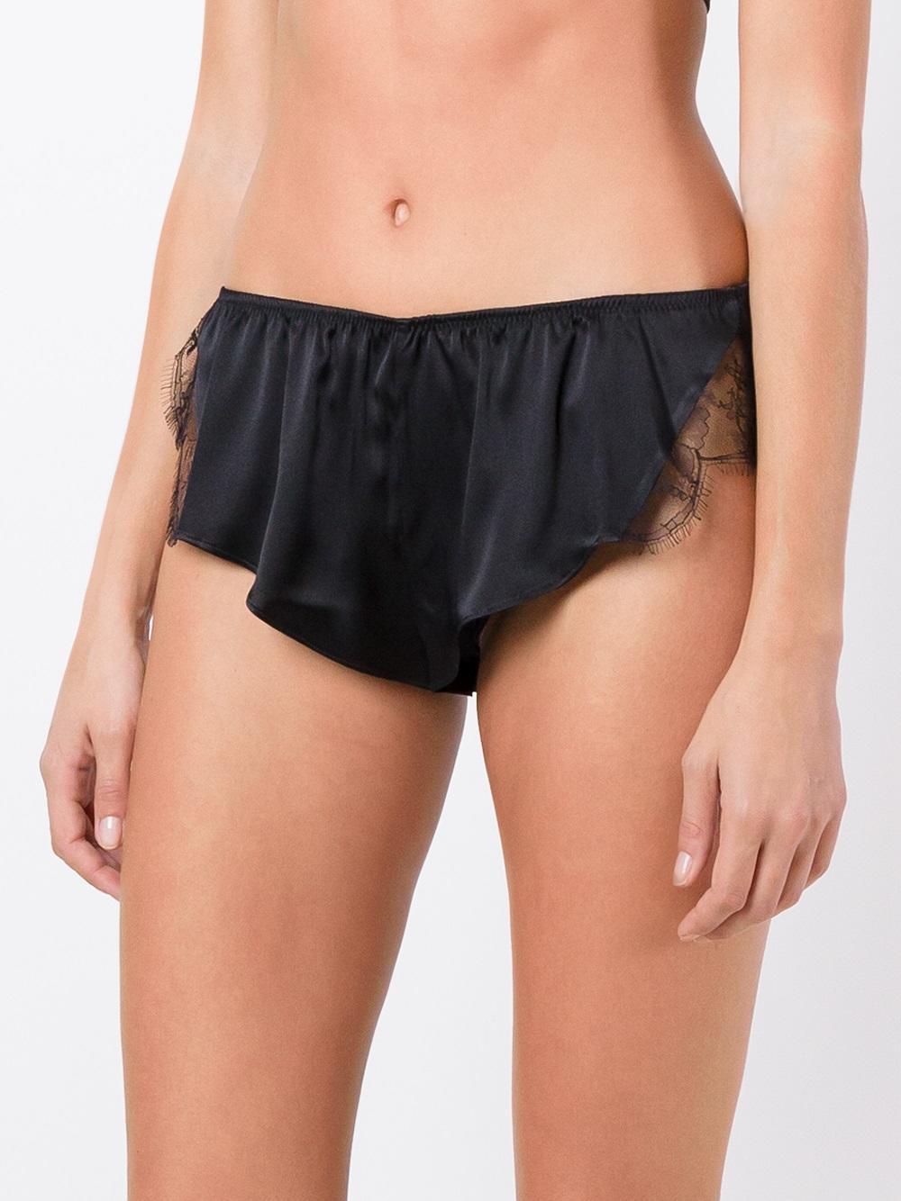 Lyst Gilda Pearl Gilda Tap Panties In Black