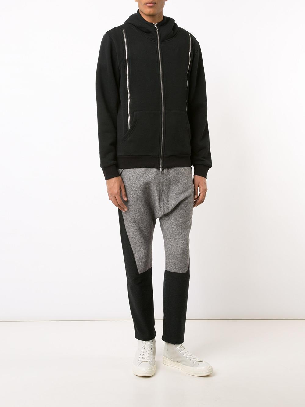 Lyst - Mostly Heard Rarely Seen Zippers Hoodie in Black for Men