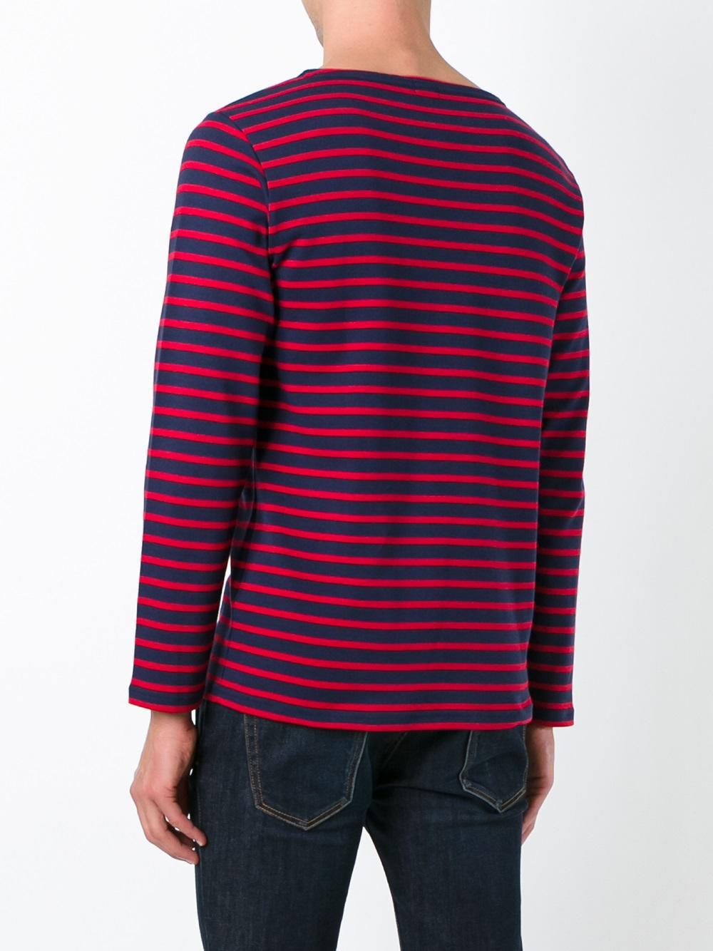 Lyst - Armor Lux 'mariniere' Sweatshirt in Blue for Men