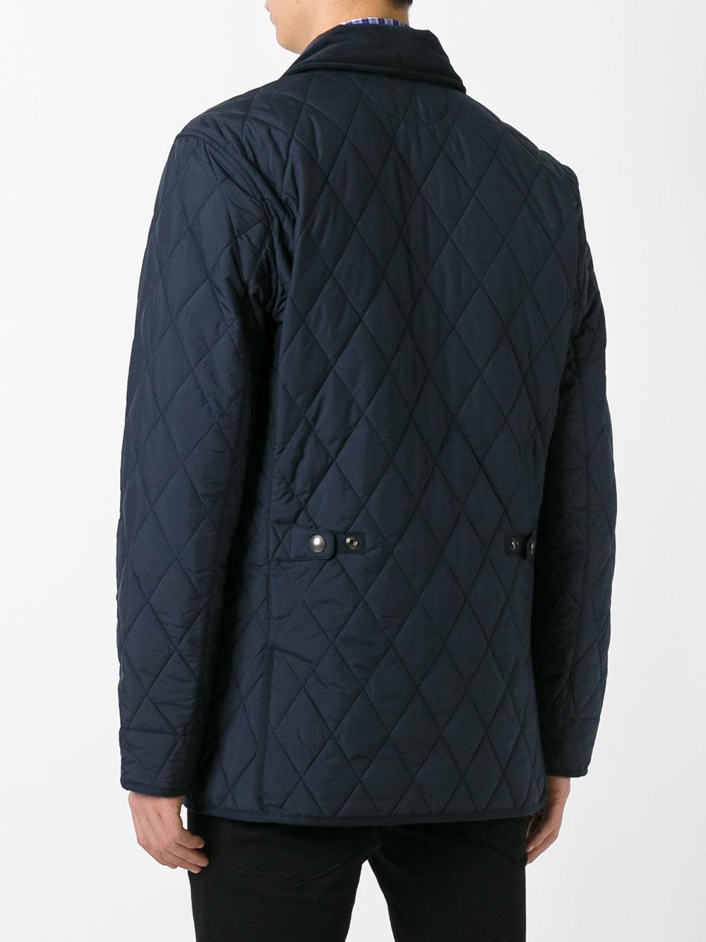 Lyst - Ralph Lauren Diamond-quilted Jacket in Blue for Men