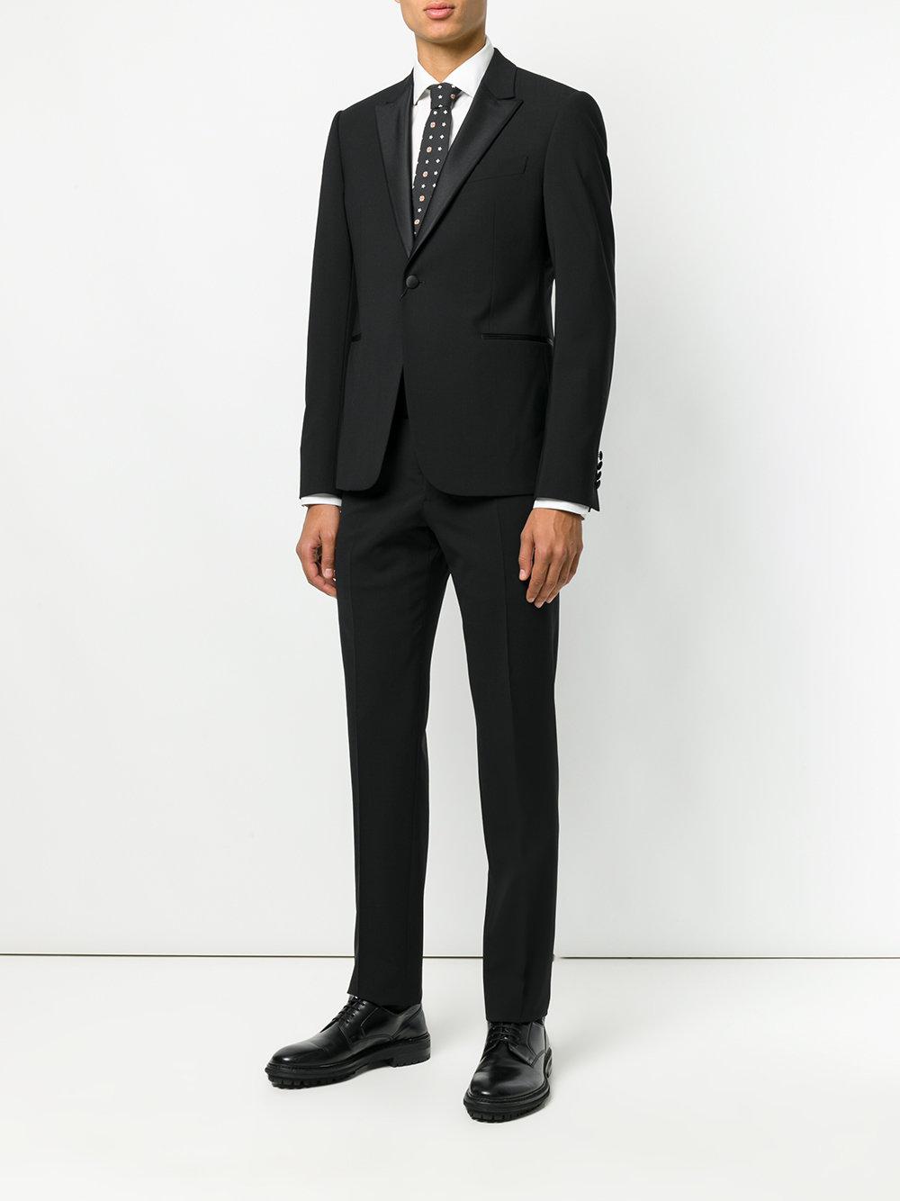 Lyst - Armani Formal Buttoned Dinner Suit in Black for Men