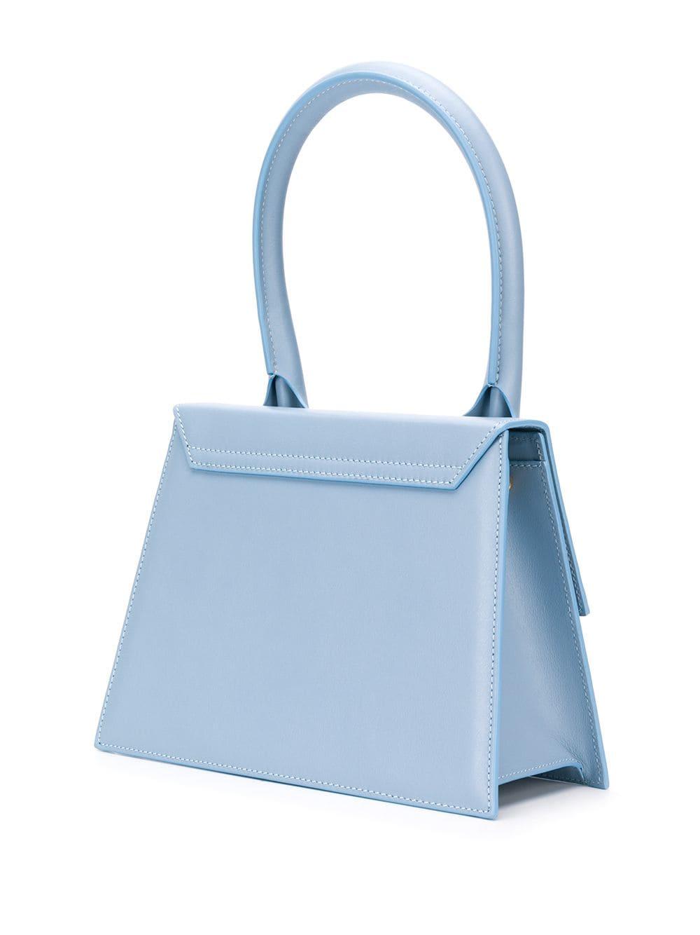 Jacquemus Le Grand Chiquito Bag In Light Blue Leather in Blue Lyst