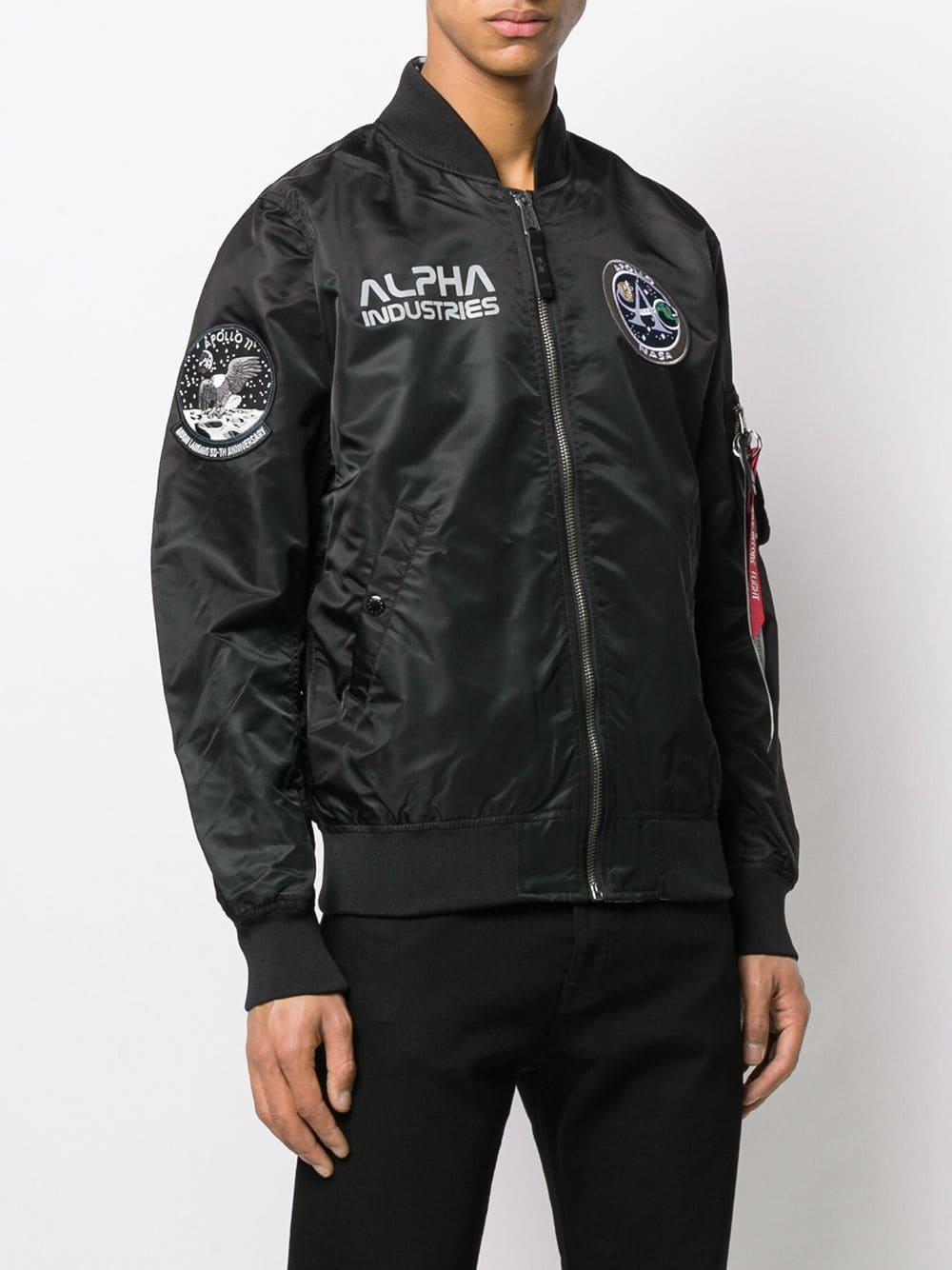 alpha industries patch jacket