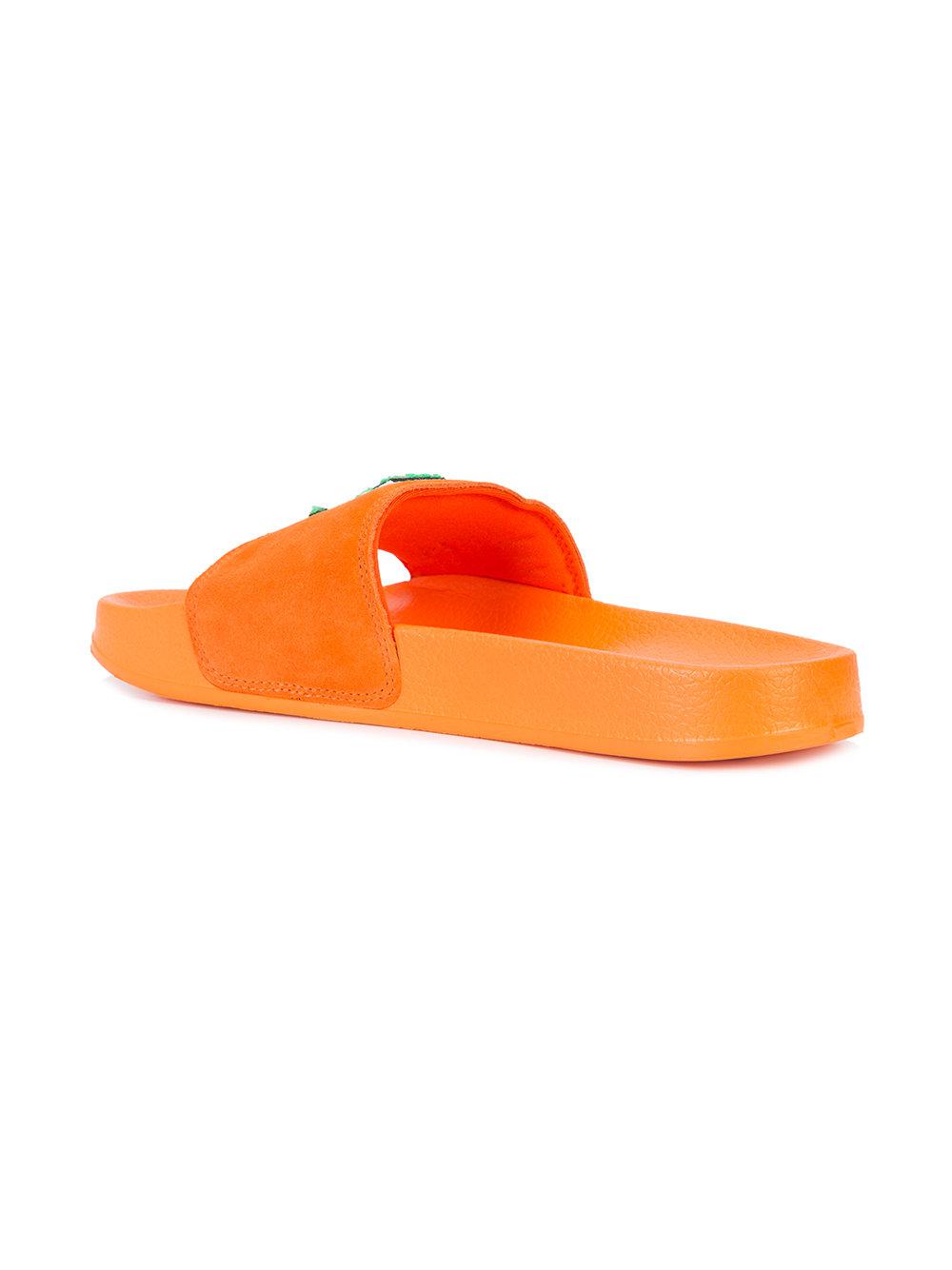 fenty slides orange