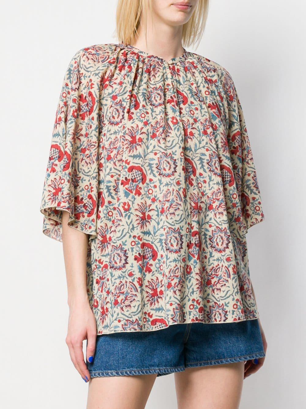 Antik Batik  Floral Print Blouse  Lyst