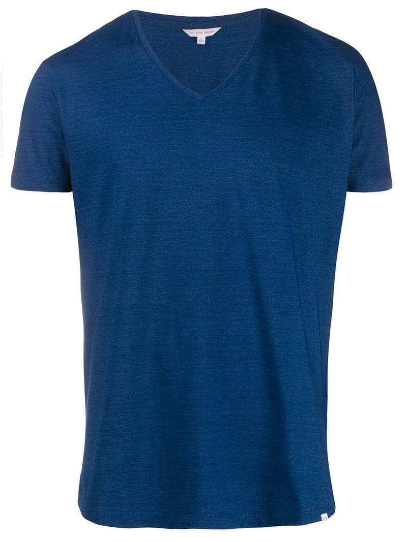 Orlebar Brown Short Sleeved T-shirt in Blue for Men - Lyst