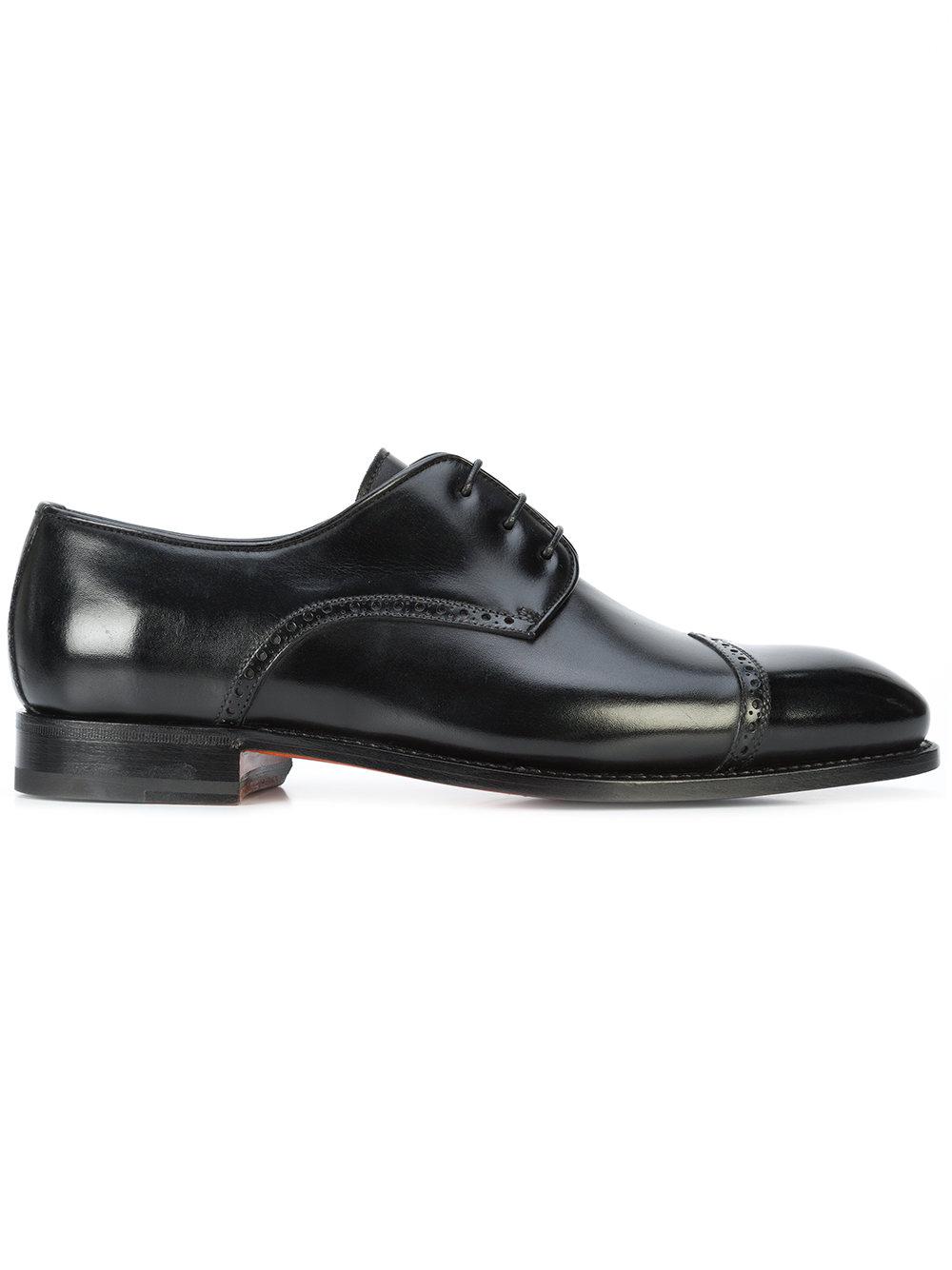 Bontoni Leather Latino Lace-up Shoes in Black for Men - Lyst