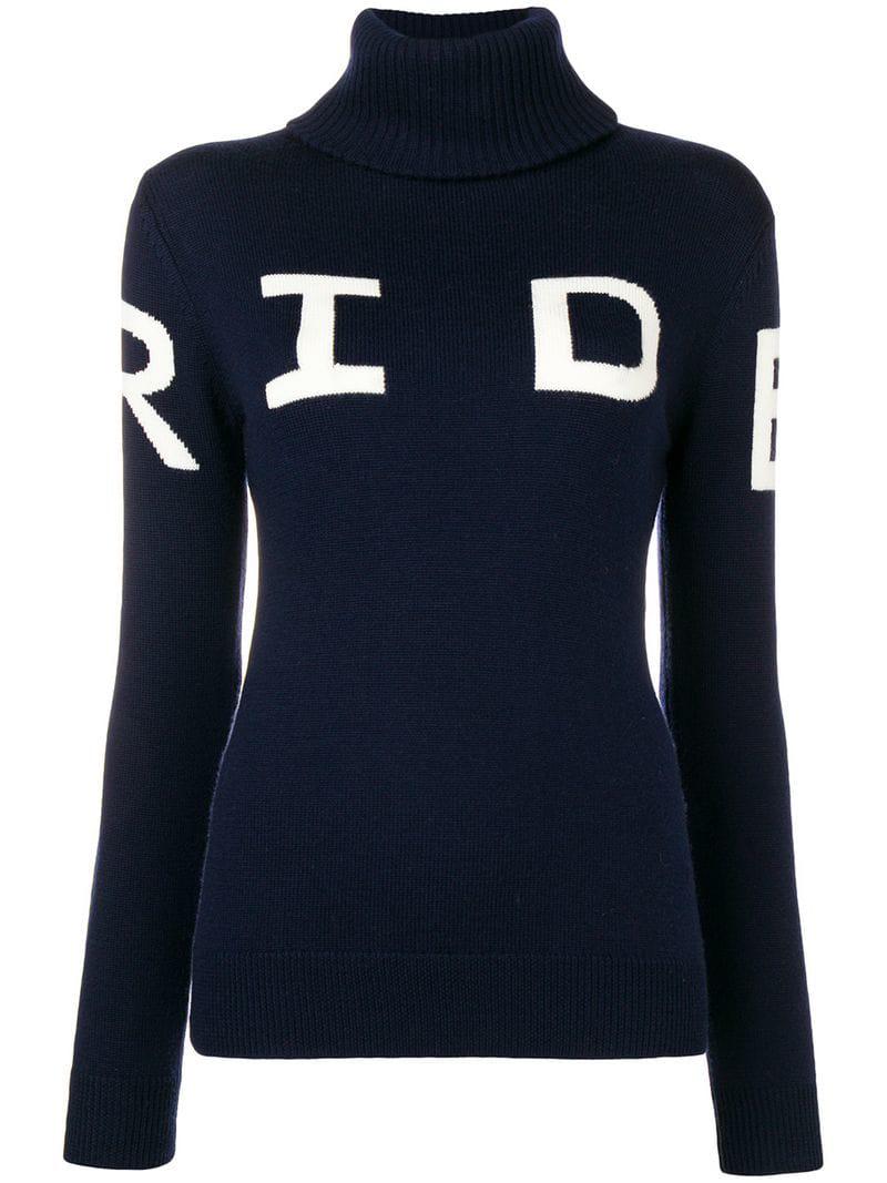 Femme Jumper De Ride Bleu Perfect Coloris Moment xZwzfwtA