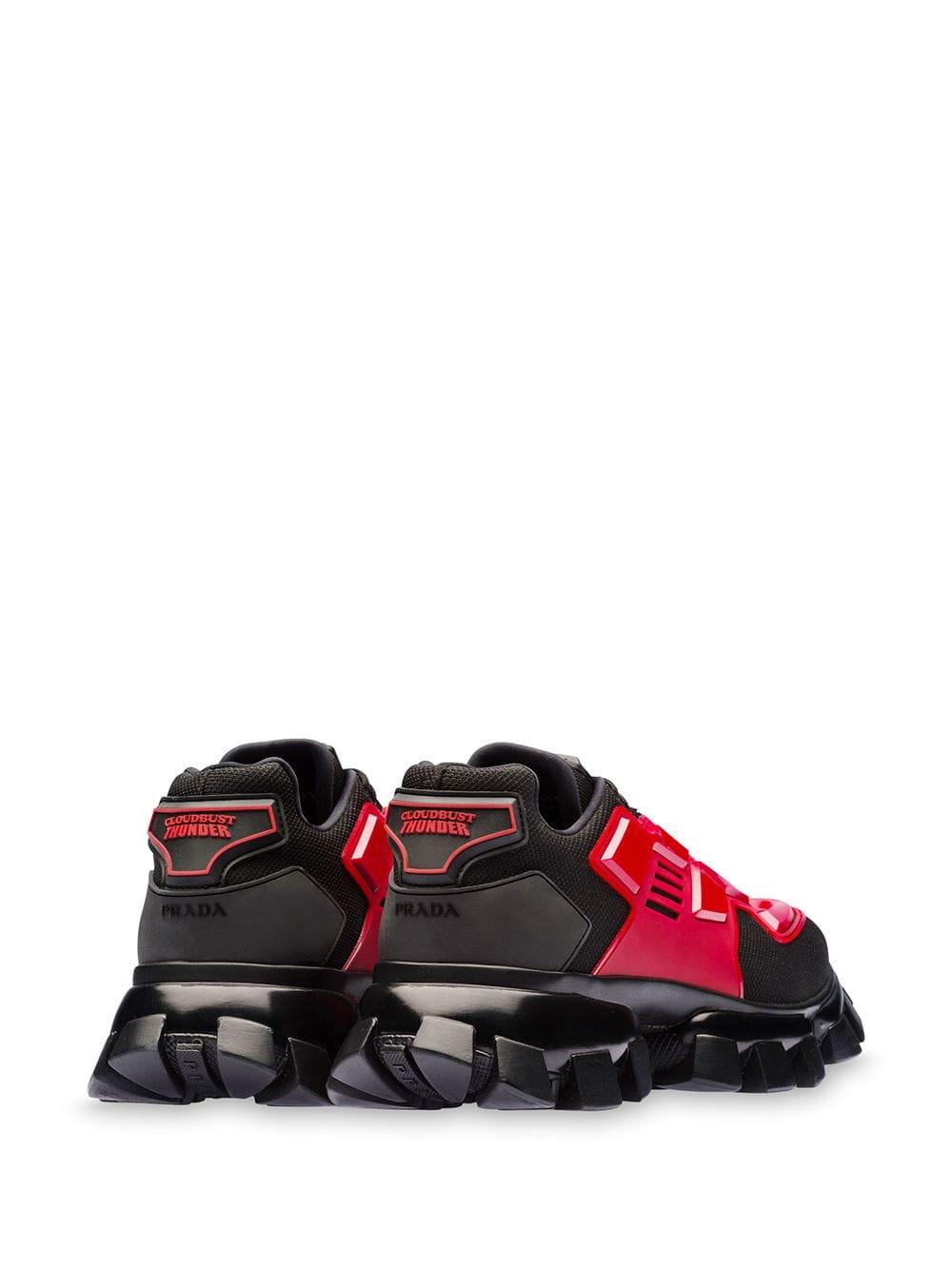 prada cloudbust thunder sneakers red