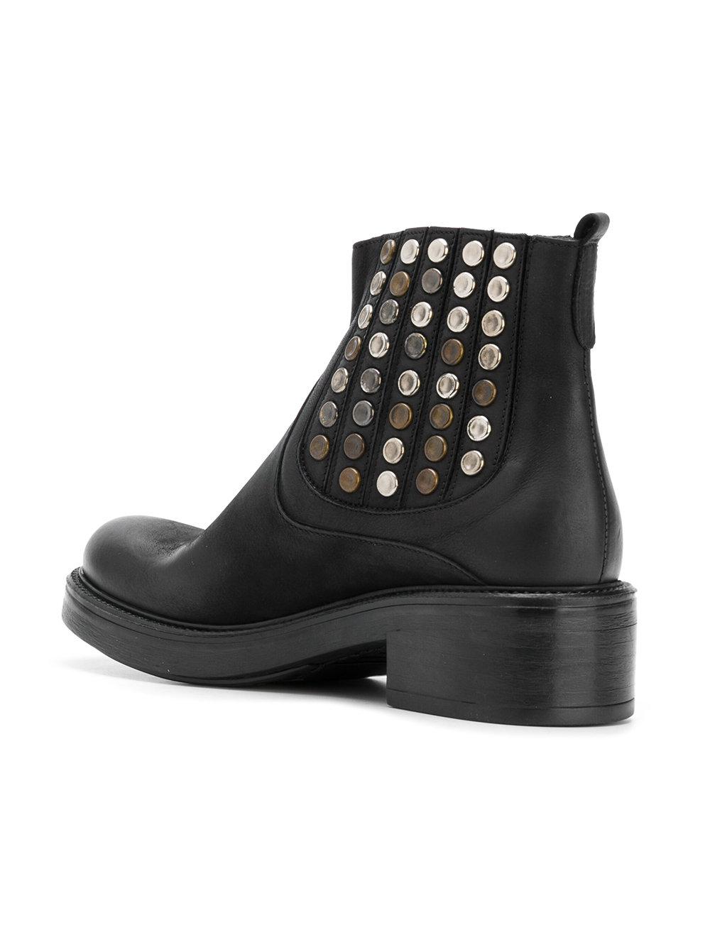 Lyst - Strategia Studded Chelsea Boots in Black