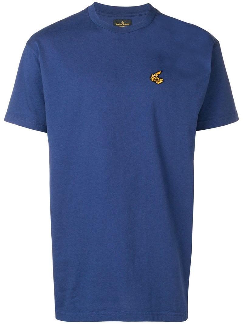 Lyst - Vivienne Westwood Anglomania Logo T-shirt in Blue for Men