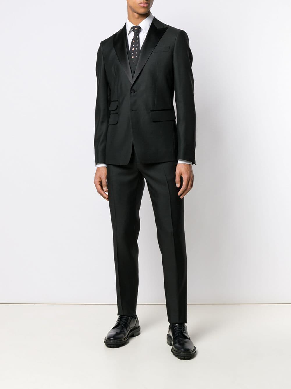 Lyst - DSquared² Formal Three Piece Suit in Black for Men