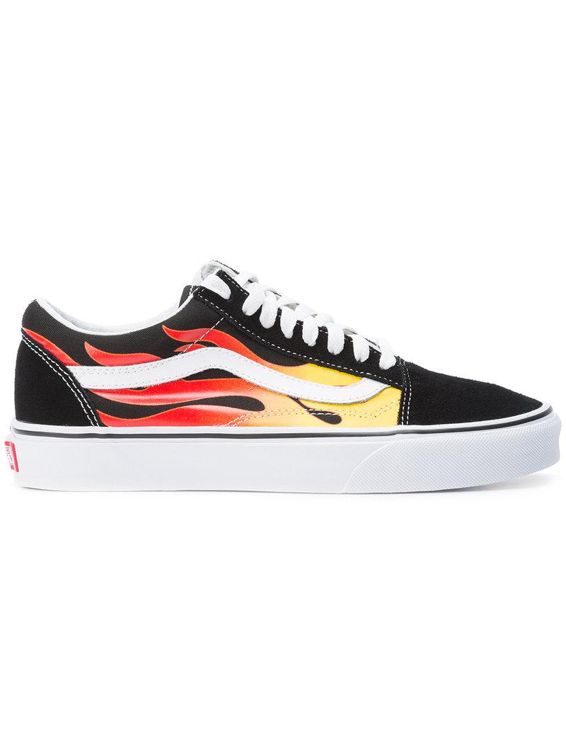 Vans Fire Streak Lace-up Sneakers in Black for Men - Lyst