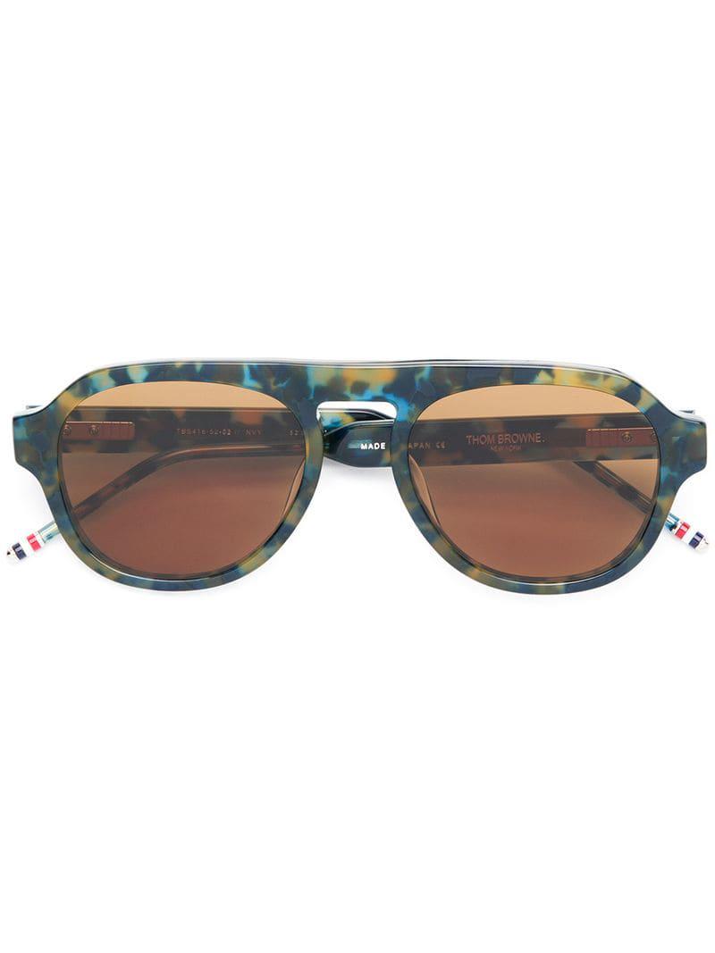 Lyst Thom Aviateur À De Browne Monture Lunettes Homme Soleil Pour v8wmnN0