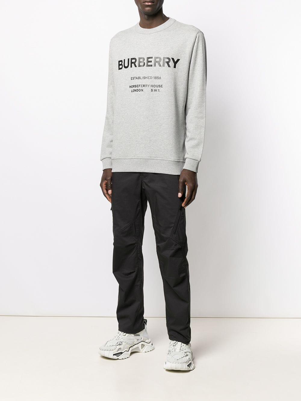 burberry grey sweats