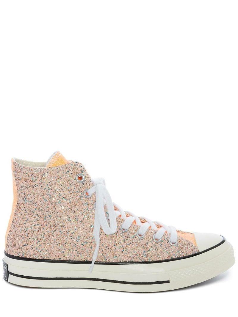 high top orange converse