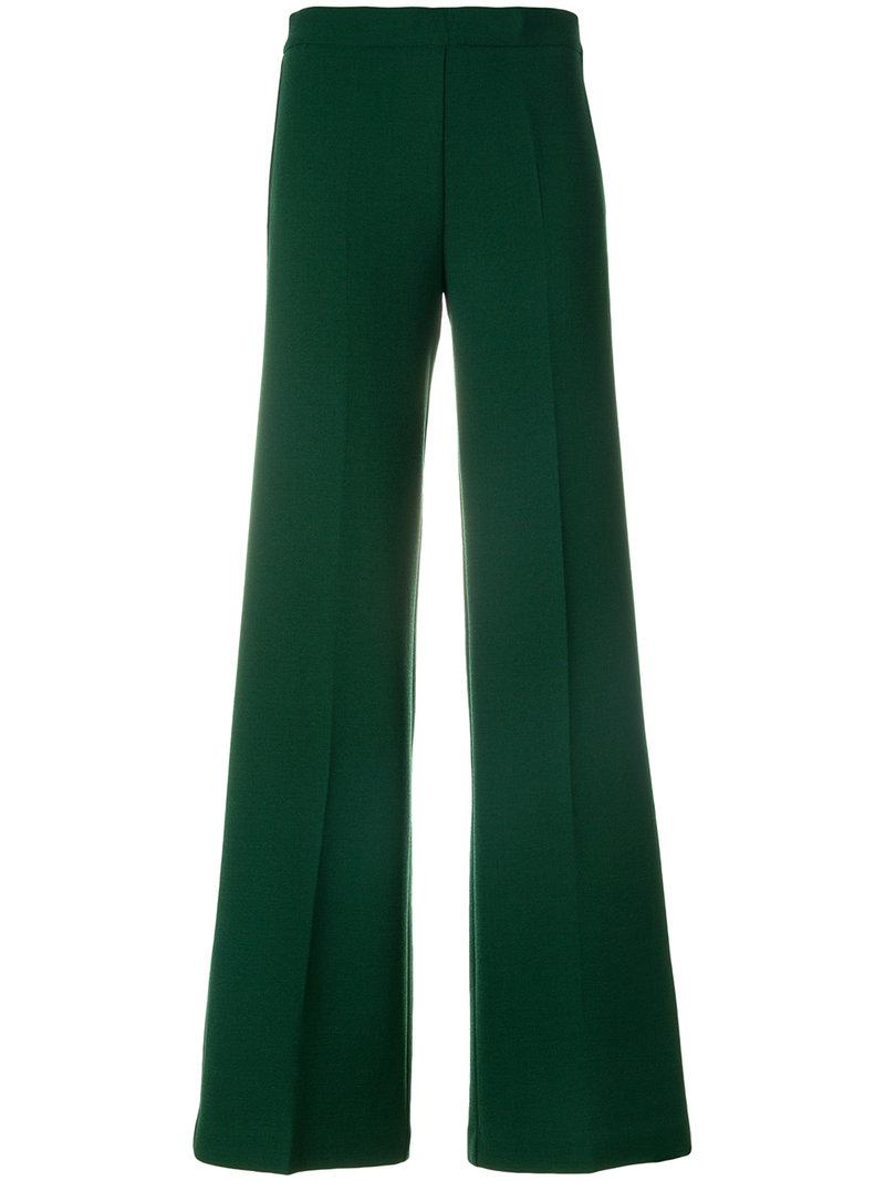 neon green flare pants