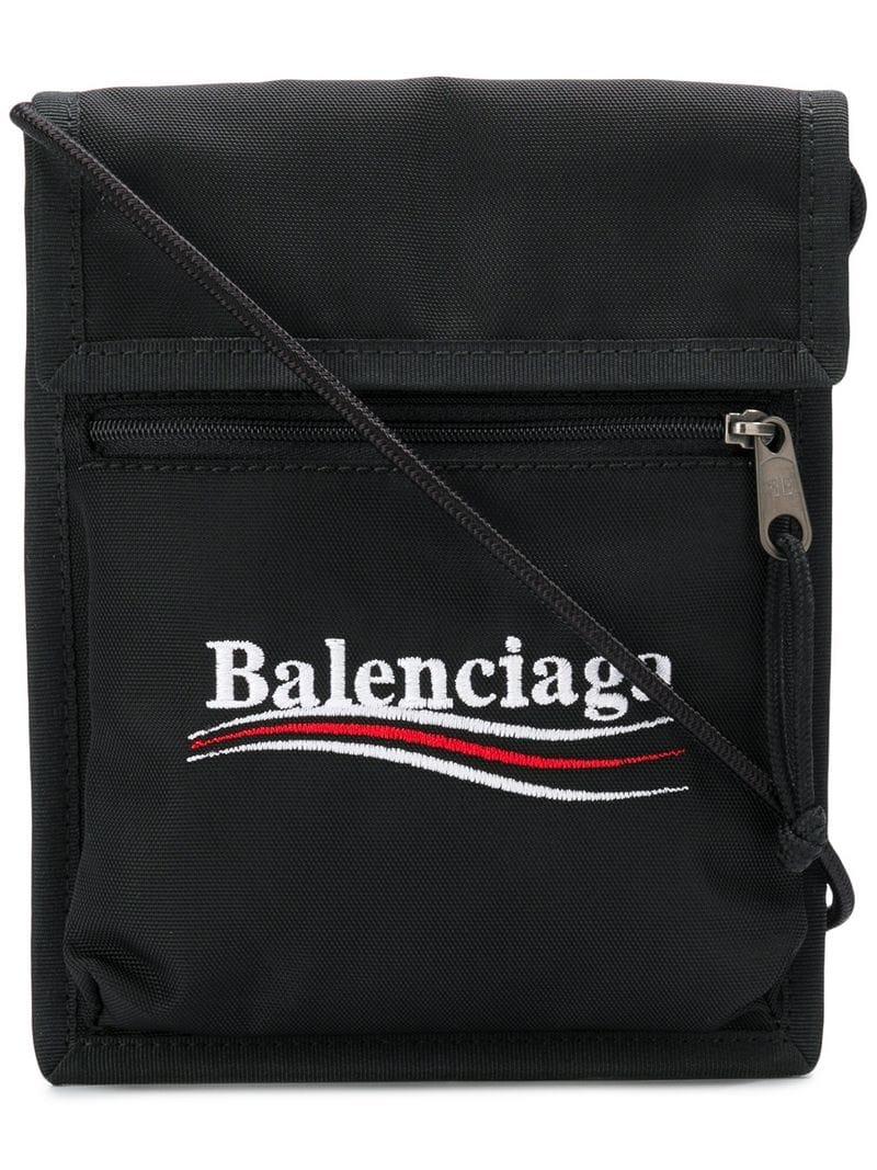 Balenciaga Explorer Pouch in Black for Men - Save 21% - Lyst